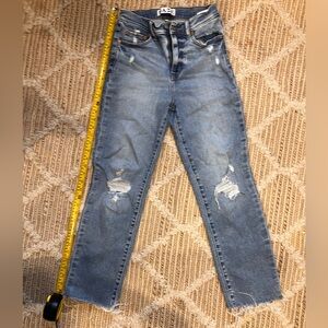 DAZE Women's Straight Leg blue Jeans